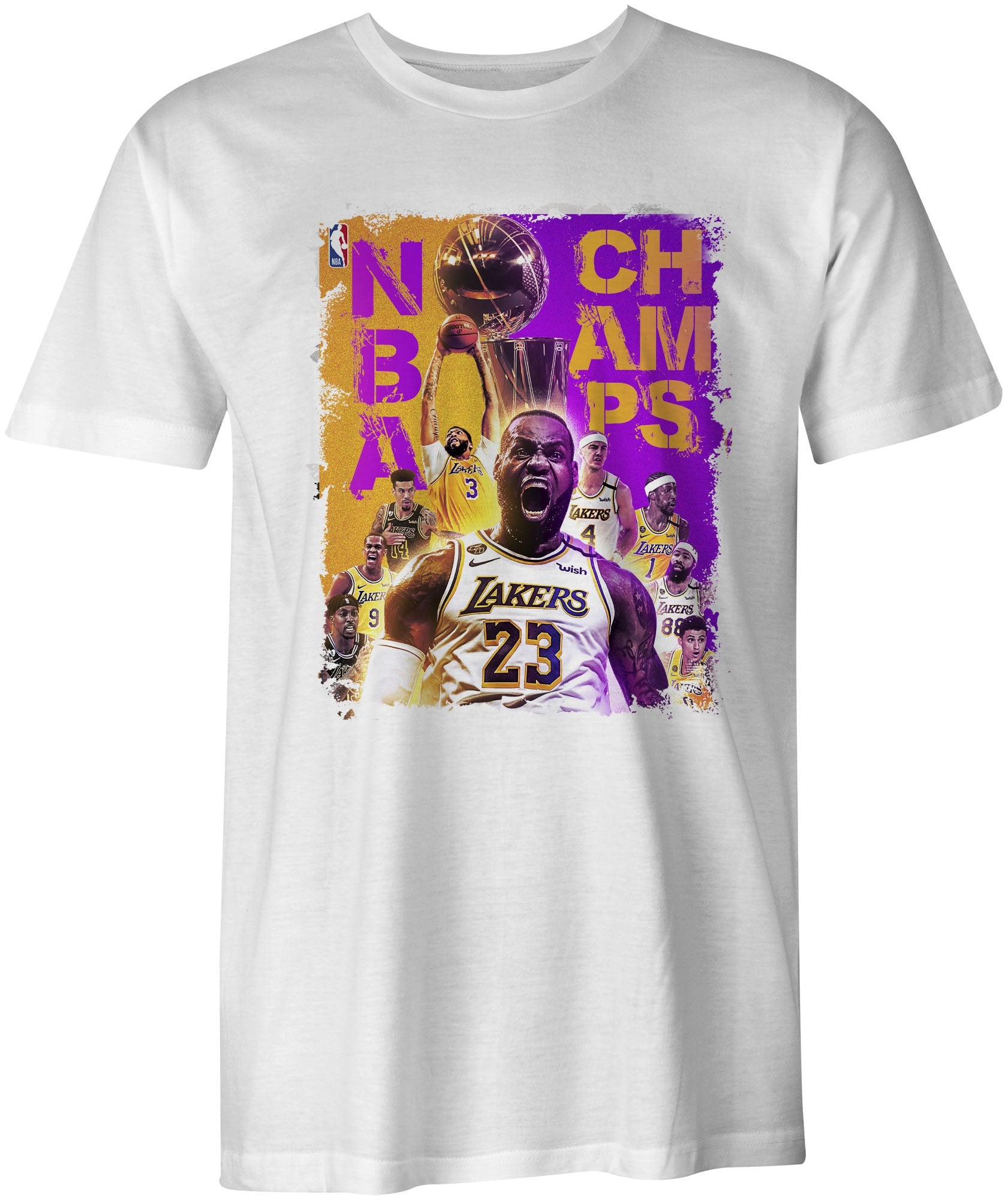 LA Lakers Themed T-Shirt Type 5 freeshipping - DTF Print Store